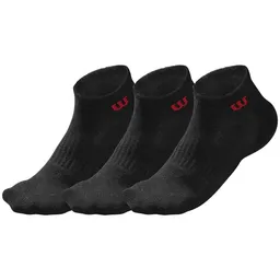 Sosete Barbati Wilson Quarter 3pr/pk One size Negru