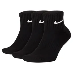 Sosete Unisex Nike U NK EVERYDAY CUSH ANKLE 3PR M Negru