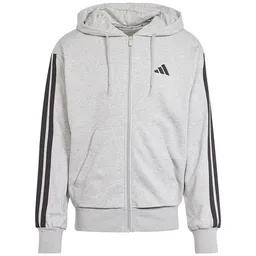 Hanorac pt bărbați Adidas M 3S FT FZ HD XL Gri