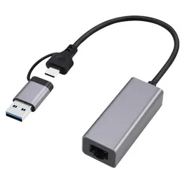 USB 3.1 + USB Type-C / 2.5G Gigabit Ethernet Adapter