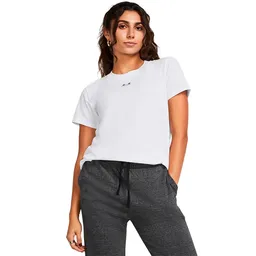 Under Armour UA Rival Core SS / Femei / S / Alb