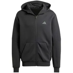 Hanorac pt bărbați Adidas D4T FULL-ZIP HO S-T Negru