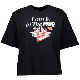 Tricou Nike W NSW TEE OC 1 BOXY VDAY S Negru Femei