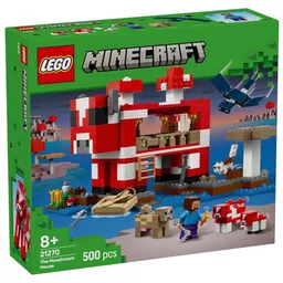Constructor Lego Minecraft The Mooshroom House 21270 de la 8+ ani