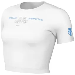 Tricou Nike WMNS NSW TEE DANCE SS OLY XS Alb Femei