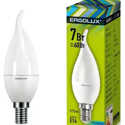 Ergolux LED-CA35-7W-E14-4K