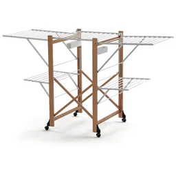 Uscator de rufe de podea Arredamenti Itlia Gabbiano Lemn de cires