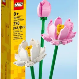 Constructor Lego Botanical Collection Lotus Flowers 40647 de la 8+ ani