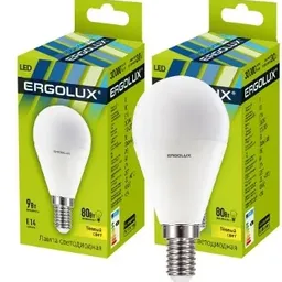 Ergolux LED G45 9W E14 3000K