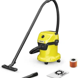 Aspirator de curatare umeda Karcher WD3V / 1000W / Galben cu negru