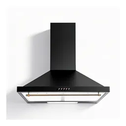 Hota Eurolux GUSTO RUSTIC 60 BLACK / Cupola / Pina la 18 m.p / Negru