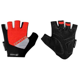 Manusi pentru bicicleta Force F DARTS gel Rosu-gri 9052632