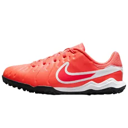 Ghete pentu fotbal Nike JR LEGEND 10 ACADEMY TF pt Barbati / 33 / Coral/Alb
