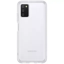 Husa samsung original soft clear cover galaxy a03s, transparent, 6.5"
