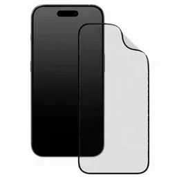 RhinoShield 3D Impact Screen Protector for iPhone 15 Alignment Frame, Clear