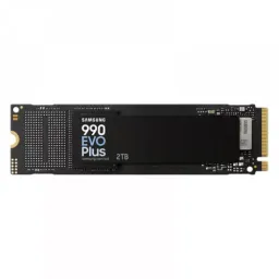 Ssd samsung .m.2 nvme ssd 2.0tb  990 evo plus mz-v9s2t0bw [pcie 4.0 x4/5.0 x2, r/w:7250/6300mb/s, 1000k/1350k iops, 1.2pb, tlc]