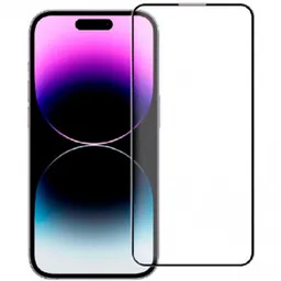 Helmet Diamond Glass 5D iPhone 15, Black