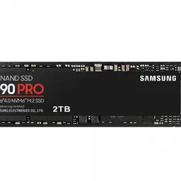 M.2 NVMe SSD 2.0TB  Samsung SSD 990 PRO, PCIe4.0 x4 / NVMe2.0, M2 Type 2280 form factor, Seq. Read  7450 MB/s, Seq. Write  6900 MB/s, Max Random 4k  Read /Write  1200,000/1550,000 IOPS, Samsung in-house Controller, 2GB LPDDR4, V-NAND 3-bit MLC